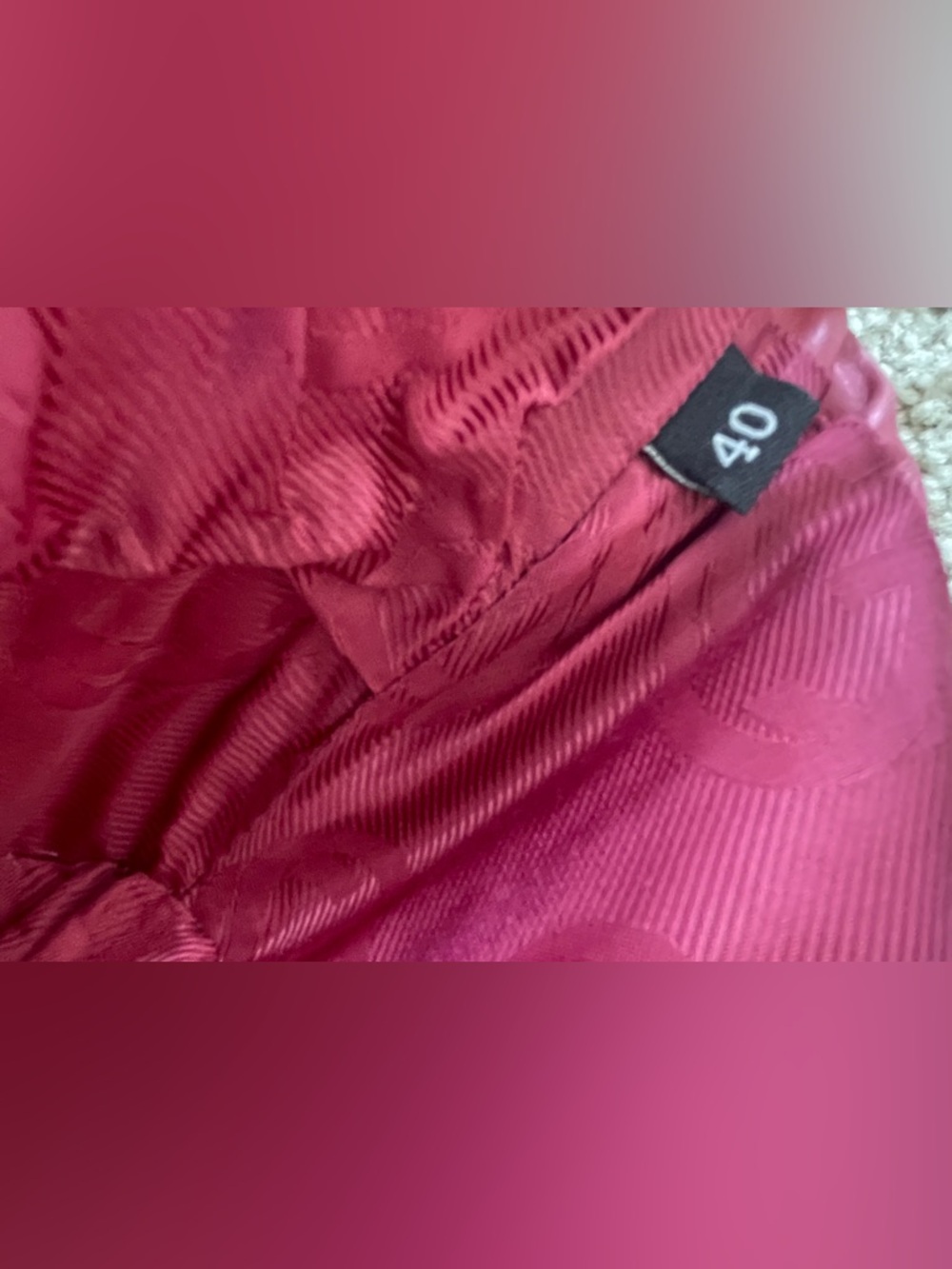 RARE ICONIC VINTAGE GUCCI BOMBER JACKET MADONNA PINK SZ 40 IT COACHELLA WOW! - Picture 7 of 10